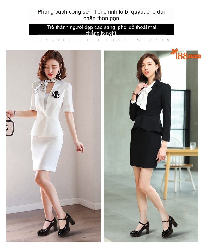 Giày Cao Gót Nữ Mũi Tròn Vân Cá Sấu Quai Ngang Chiều Cao Đế Khoảng 9cm Màu Đen, Trắng chi tiết 2