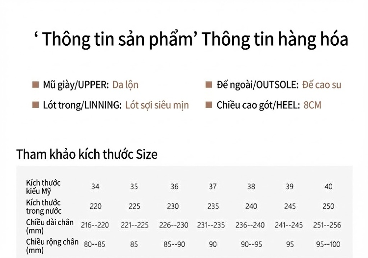 Giày Cao Gót Nữ Nỉ Mũi Nhọn Chiều Cao Đế 8cm Màu Đỏ chi tiết 5