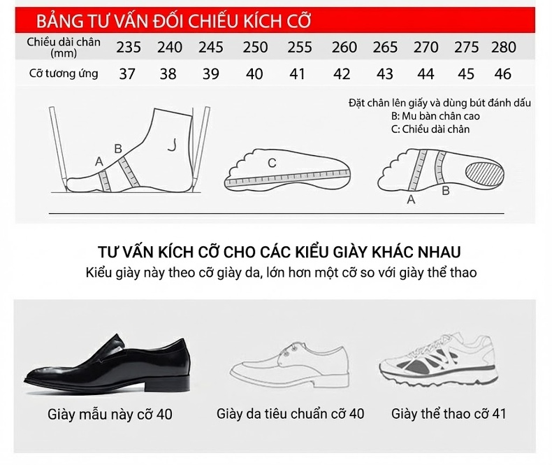 Giày Lười Nam Da Bò Bóng Chiều Cao Đế Khoảng 3cm Màu Đen chi tiết 7