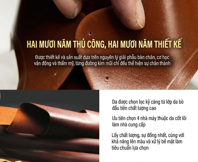 Giày Lười Nam Da Bò Mũi Nhọn Chiều Cao Đế Khoảng 3cm Màu Đen, Nâu, Đỏ chi tiết 28