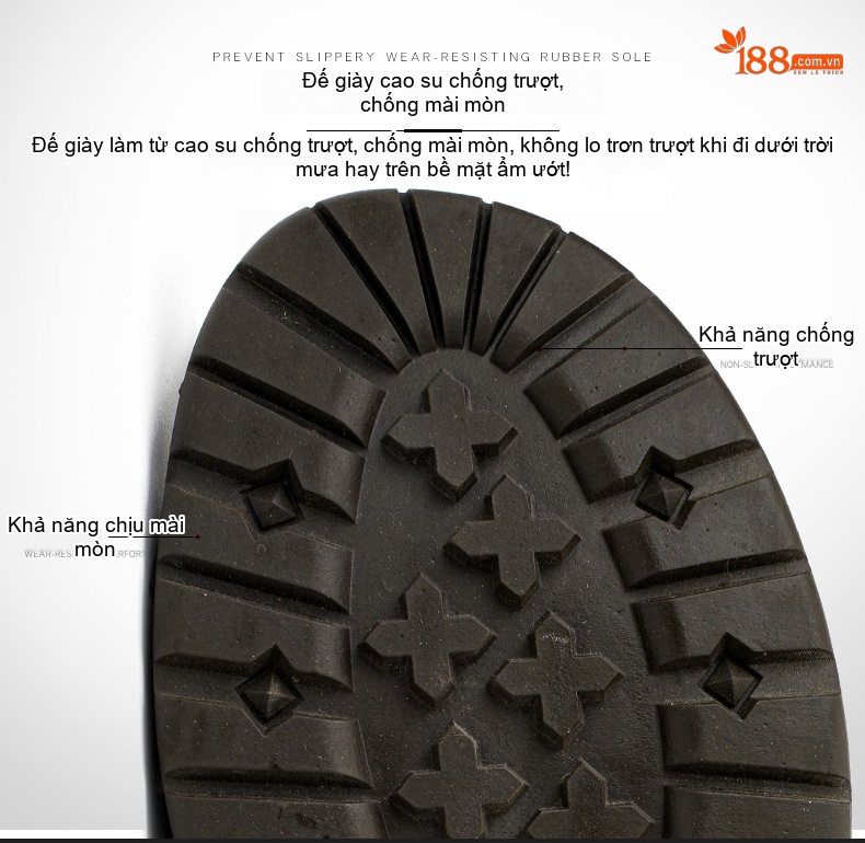 Giày Lười Nam Da Bò Retro Thủ Công Chiều Cao Đế Khoảng 3cm Màu Nâu, Đen chi tiết 8