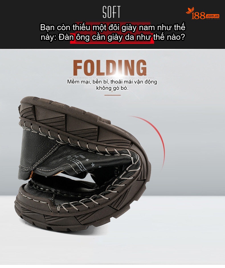 Giày Lười Nam Da Bò Retro Thủ Công Chiều Cao Đế Khoảng 3cm Màu Nâu, Đen chi tiết 9