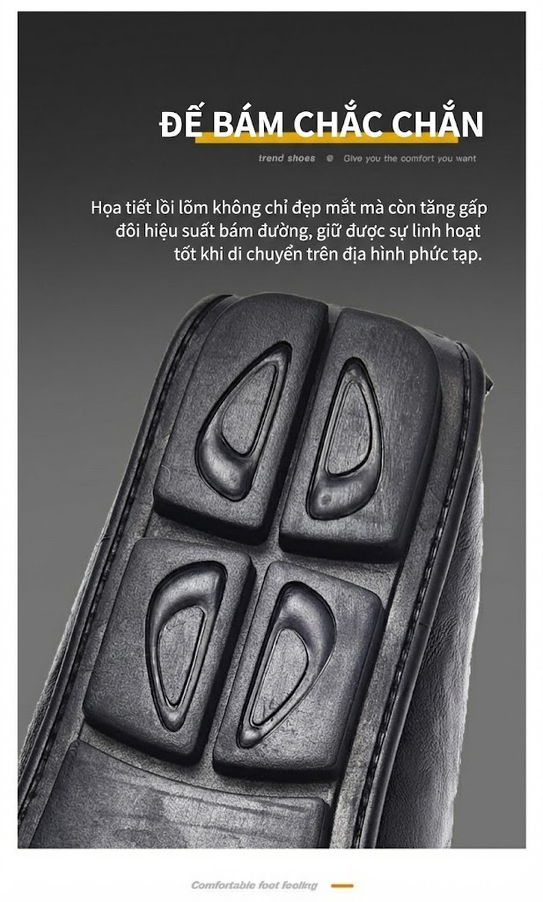 Giày Lười Nam Da Bò Vân Cá Sấu Chiều Cao Đế Khoảng 2cm Màu Đen, Nâu, Xám chi tiết 10