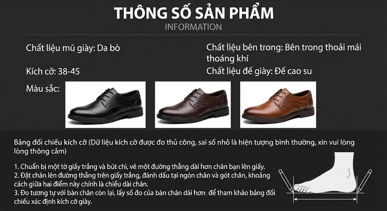 Giày Lười Nam Da Bò Vân Cá Sấu Chiều Cao Đế Khoảng 2cm Màu Đen, Nâu, Xám chi tiết 4