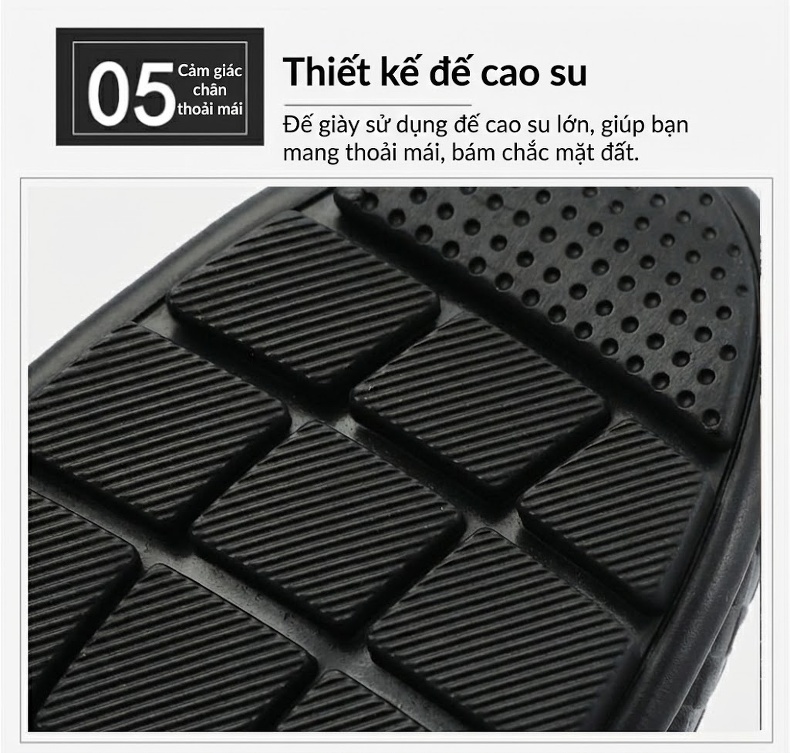 Giày Lười Nam Da Bò Văn Phòng Công Sở Chiều Cao Đế Khoảng 2.5cm Màu Trắng, Đen chi tiết 10