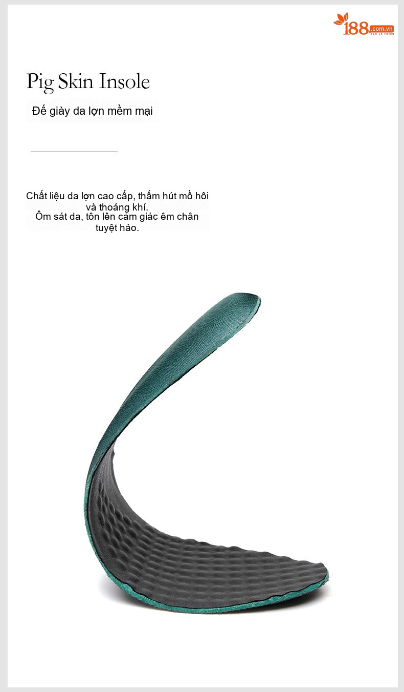 Giày Lười Nam Da Bóng Chiều Cao Đế Khoảng 3cm Thiết Kế Tua Rua Phong Cách Anh Màu Đen, Nâu chi tiết 10
