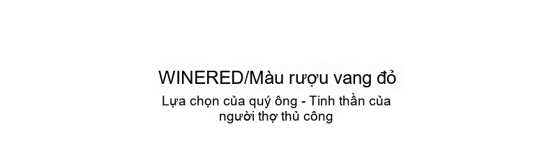 Giày Lười Nam Da Bóng Thời Trang Công Sở Chiều Cao Đế Khoảng 3cm Màu Nâu Đỏ chi tiết 5