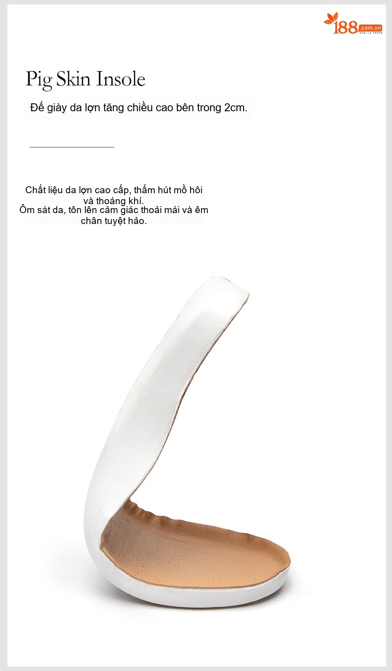 Giày Lười Nam Da Mờ Có TUA Chiều Cao Đế Khoảng 2cm Màu Nâu, Xanh chi tiết 10