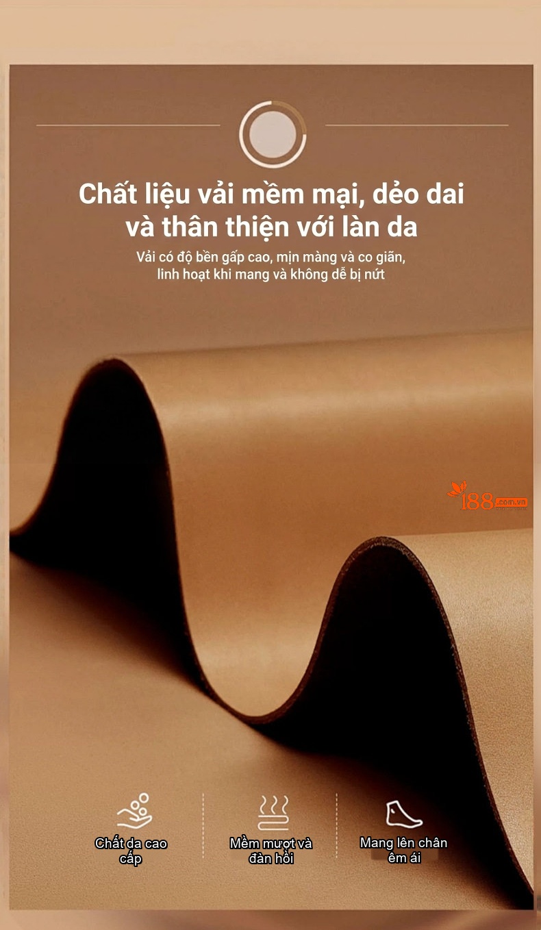 Giày Lười Nam Da Mờ Khóa Kéo Chiều Cao Đế Khoảng 3cm Màu Nâu, Đen, Xám chi tiết 1