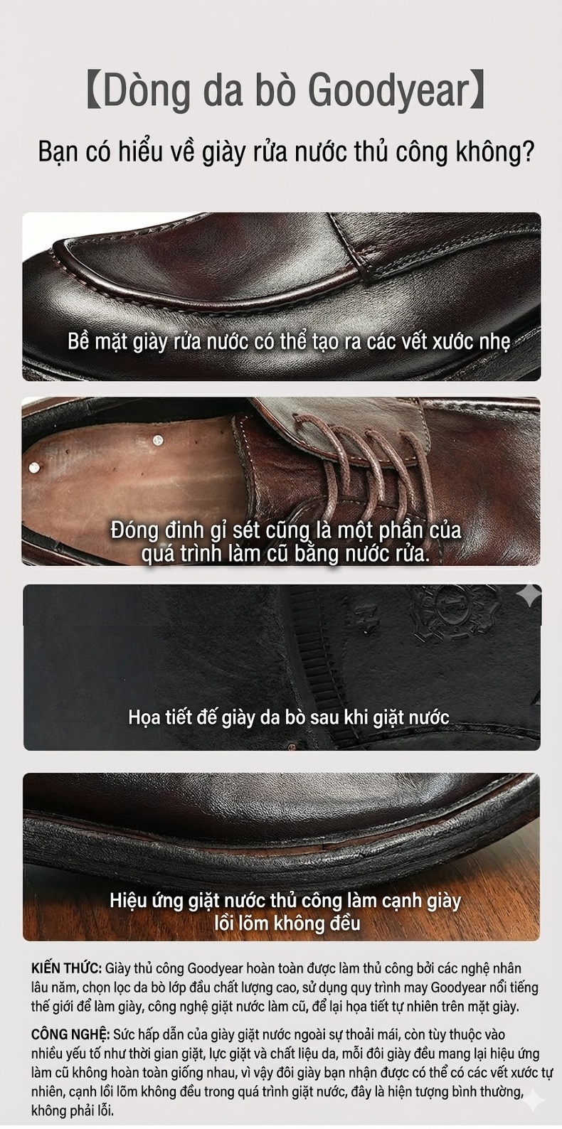 Giày Lười Nam Da Thật Goodyear Đế Dày Chiều Cao Đế Khoảng 3cm Màu Đen, Nâu chi tiết 1