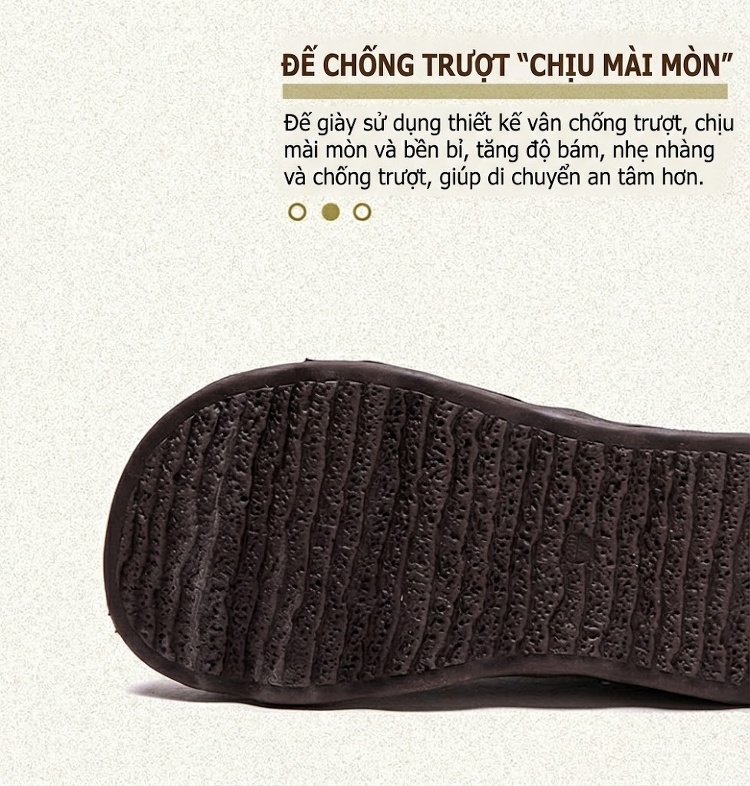 Giày Lười Nữ Da Bóng Đế Dày Chiều Cao Đế Khoảng 4cm Màu Đen, Nâu chi tiết 6