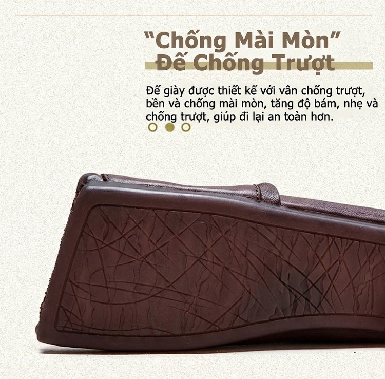 Giày Lười Nữ Mũi Vuông Da Bóng Đế Bệt Chiều Cao Đế Khoảng 1cm Màu Đen, Nâu chi tiết 4