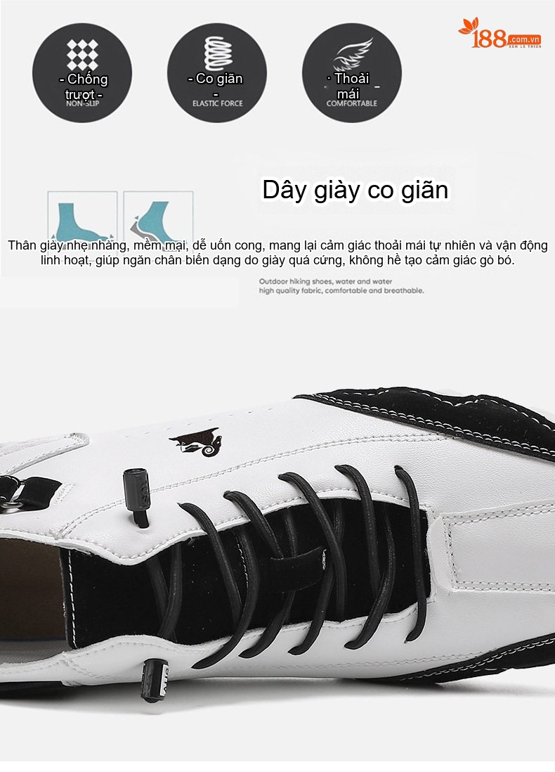 Giày Martin Cổ Cao Unisex Da Thật Chiều Cao Đế Khoảng 3cm Màu Trắng, Đen, Xám, Hồng... chi tiết 8