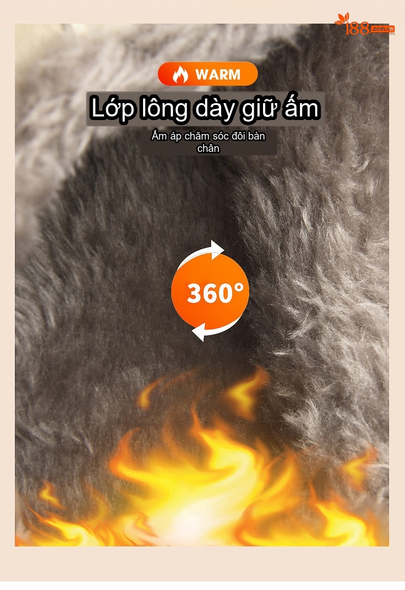Giày Martin Nam Cao Cổ Da Mờ Đế Chống Trượt Chiều Cao Đế Khoảng 3cm Màu Be, Xám chi tiết 3