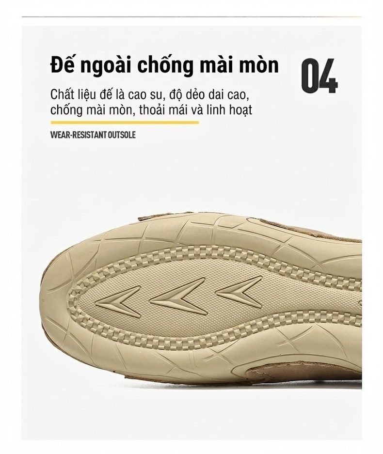 Giày Martin Nam Cổ Cao Buộc Dây Da Mờ Chiều Cao Đế Khoảng 3cm Màu Kem, Trắng, Đen, Xám chi tiết 9