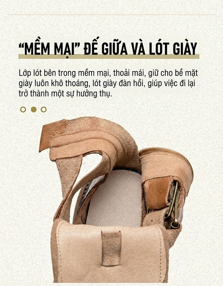 Giày Martin Nữ Cổ Cao Hở Bên Hông Da Mờ Chiều Cao Đế Khoảng 5cm Màu Nâu, Đen chi tiết 7