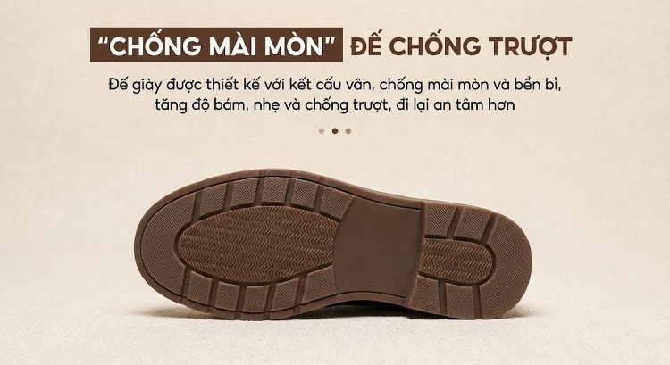 Giày Martin Nữ Cổ Ngắn Da Mờ Buộc Dây Chiều Cao Đế Khoảng 5cm Màu Nâu, Vàng chi tiết 5