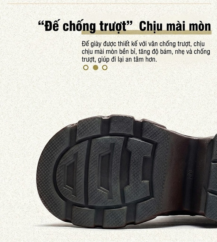 Giày Martin Nữ Da Bò Cổ Ngắn Phong Cách Anh Chiều Cao Đế Khoảng 6cm Màu Đen, Nâu chi tiết 5