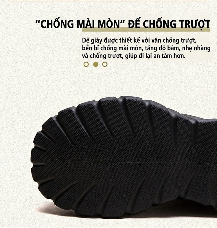 Giày Martin Nữ Da Bò Đế Bánh Mì Cao Cấp Chiều Cao Đế Khoảng 5cm Màu Đen, Nâu, Be, Đỏ chi tiết 5