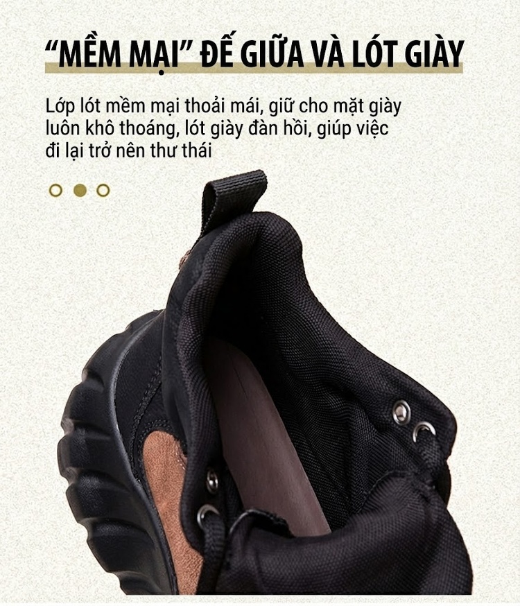 Giày Martin Nữ Da Bò Đế Bánh Mì Cao Cấp Chiều Cao Đế Khoảng 5cm Màu Đen, Nâu, Be, Đỏ chi tiết 6