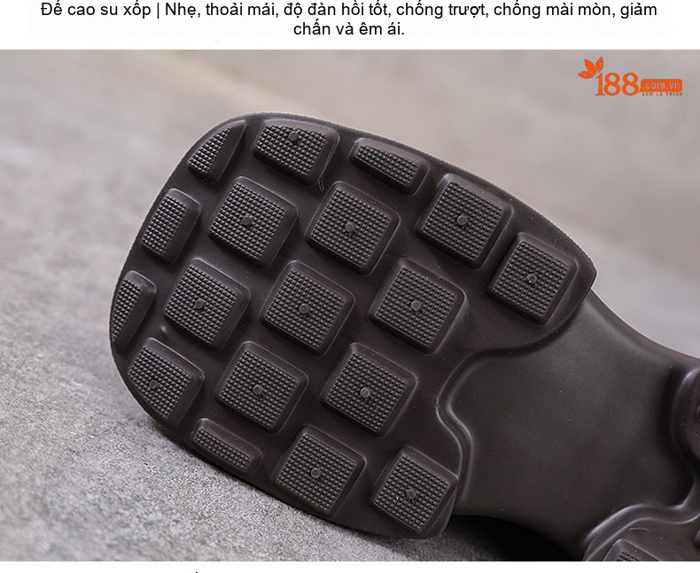 Giày Martin Nữ Da Bò Đế Dày Chiều Cao Đế Khoảng 5cm Dây Buộc Phong Cách Retro Màu Đỏ, Đen, Nâu chi tiết 7