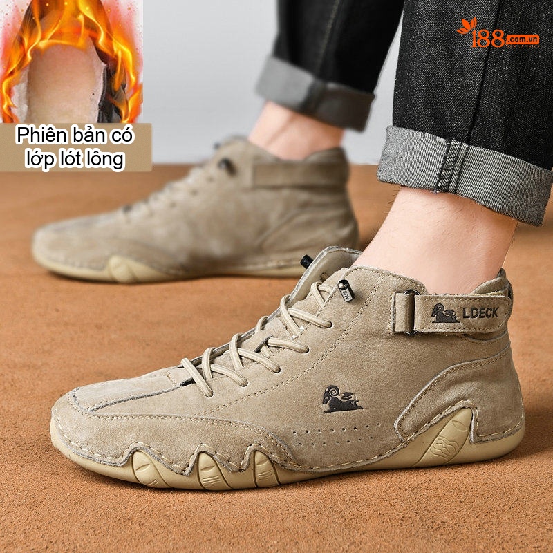 G8008 kaki (Da cộng với nhung)