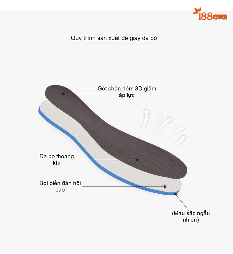 Giày Monkstrap Khóa Cài Nam Da Bóng Chiều Cao Đế Khoảng 4cm Màu Đen, Nâu Đỏ chi tiết 5