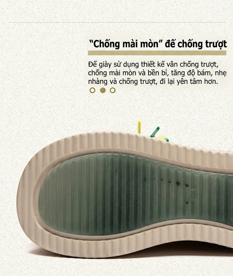 Giày Nữ Cổ Cao Buộc Dây Đế Bánh Mì Chiều Cao Đế Khoảng 5cm Màu Trắng, Xám, Xanh Lá, Cam... chi tiết 5