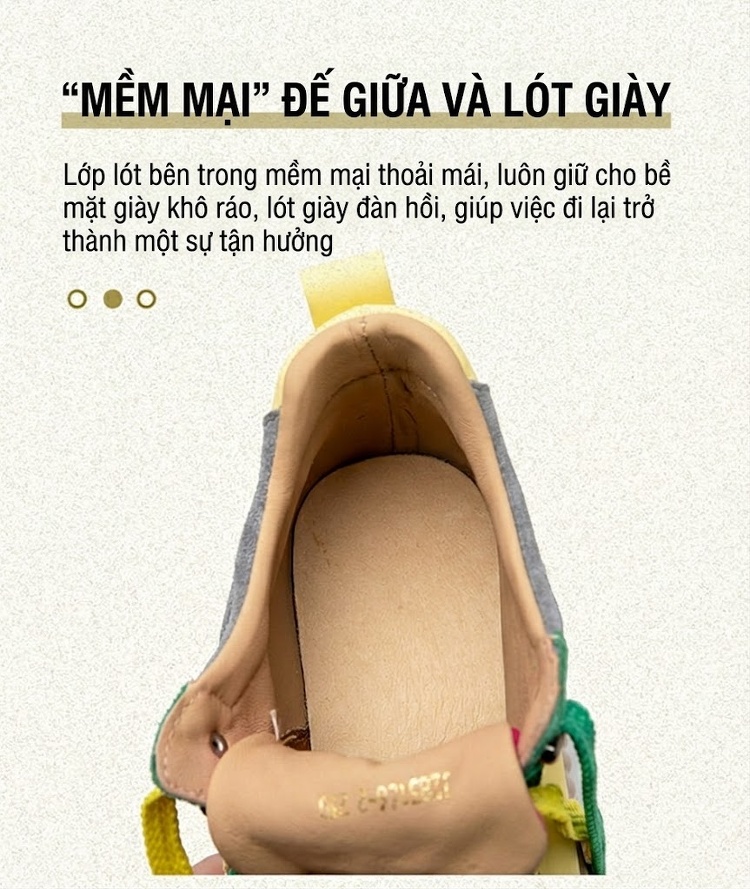 Giày Nữ Cổ Cao Buộc Dây Đế Bánh Mì Chiều Cao Đế Khoảng 5cm Màu Trắng, Xám, Xanh Lá, Cam... chi tiết 6