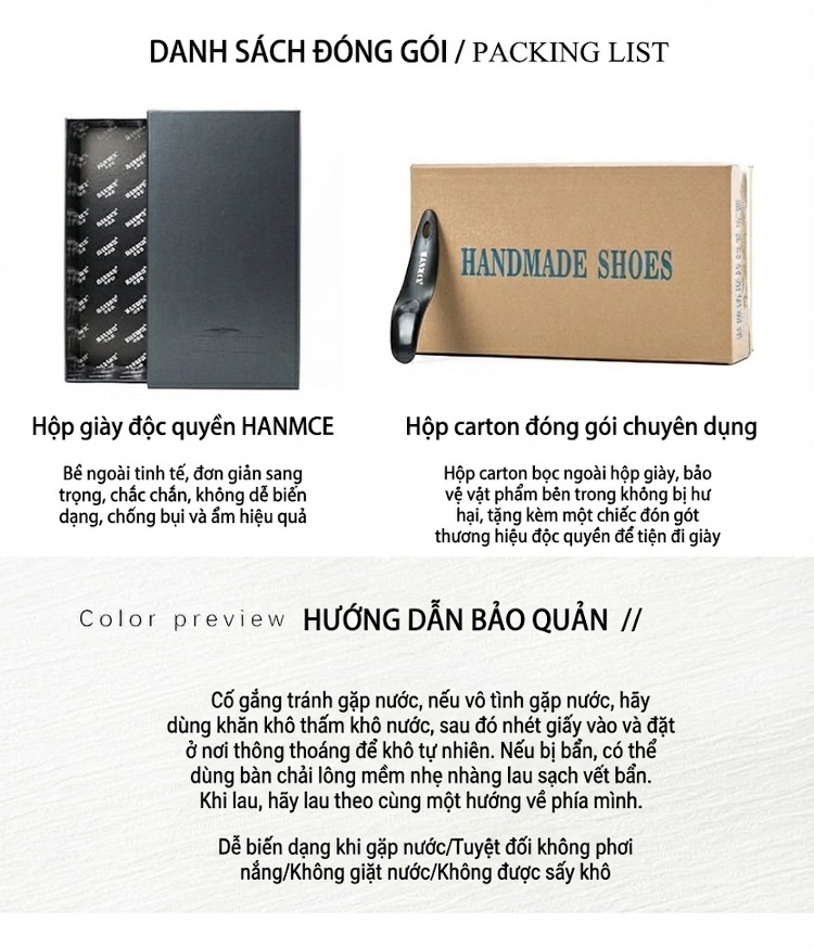 Giày Oxford Nam Da Mờ Buộc Dây Chiều Cao Đế Khoảng 3cm Màu Đen, Nâu chi tiết 8