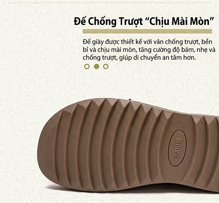 Giày Oxford Nữ Da Bò Phối Màu Buộc Dây Chiều Cao Đế Khoảng 2cm Màu Nâu, Kem chi tiết 5