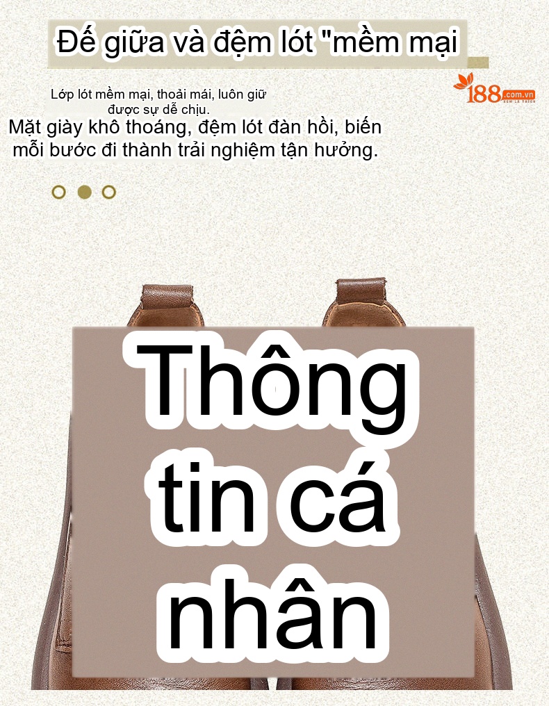 Giày Oxford Nữ Da Bóng Cổ Điển Chiều Cao Đế Khoảng 3cm Màu Đen, Nâu chi tiết 5