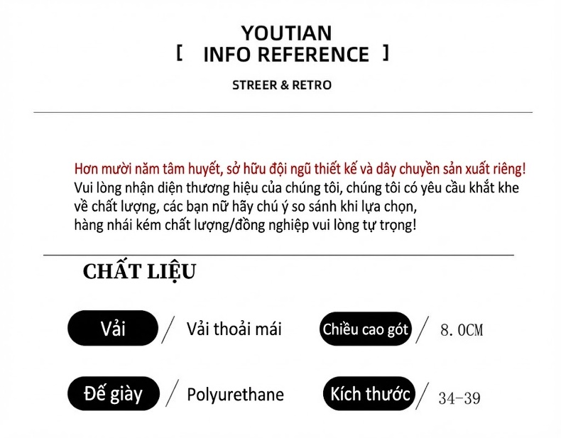 Giày Oxford Nữ Da Bóng Đế Bánh Mì Gót Cao Khoảng 6cm chi tiết 4