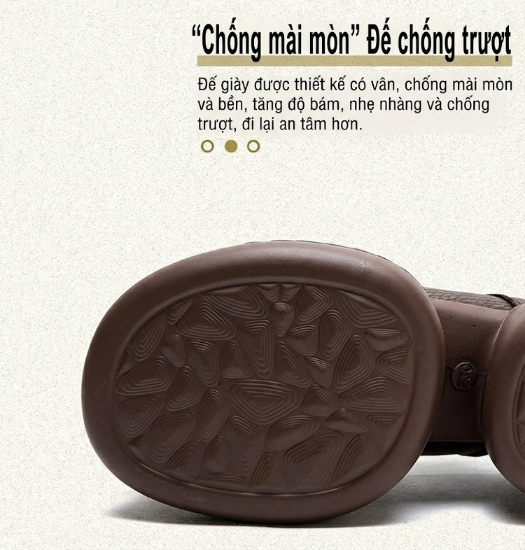 Giày Oxford Nữ Da Mờ Chiều Cao Đế Khoảng 6cm Màu Đen, Nâu chi tiết 4