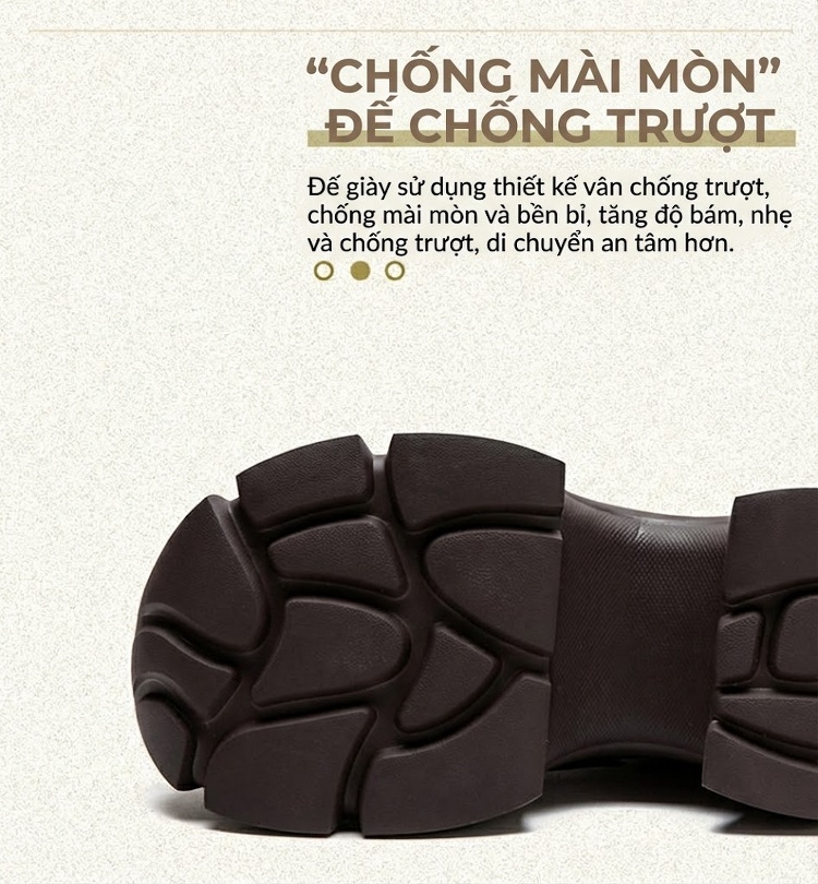 Giày Oxford Nữ Dây Buộc Da Bóng Đế Bệt Chiều Cao Đế Khoảng 5cm Màu Đen, Nâu chi tiết 4
