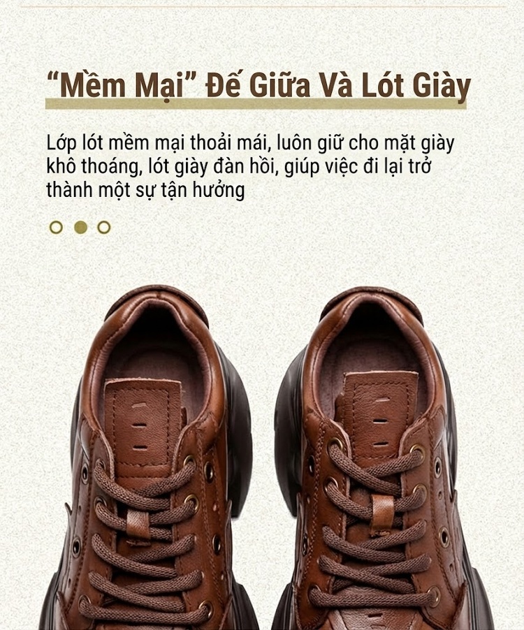 Giày Oxford Nữ Dây Buộc Da Bóng Đế Bệt Chiều Cao Đế Khoảng 5cm Màu Đen, Nâu chi tiết 5