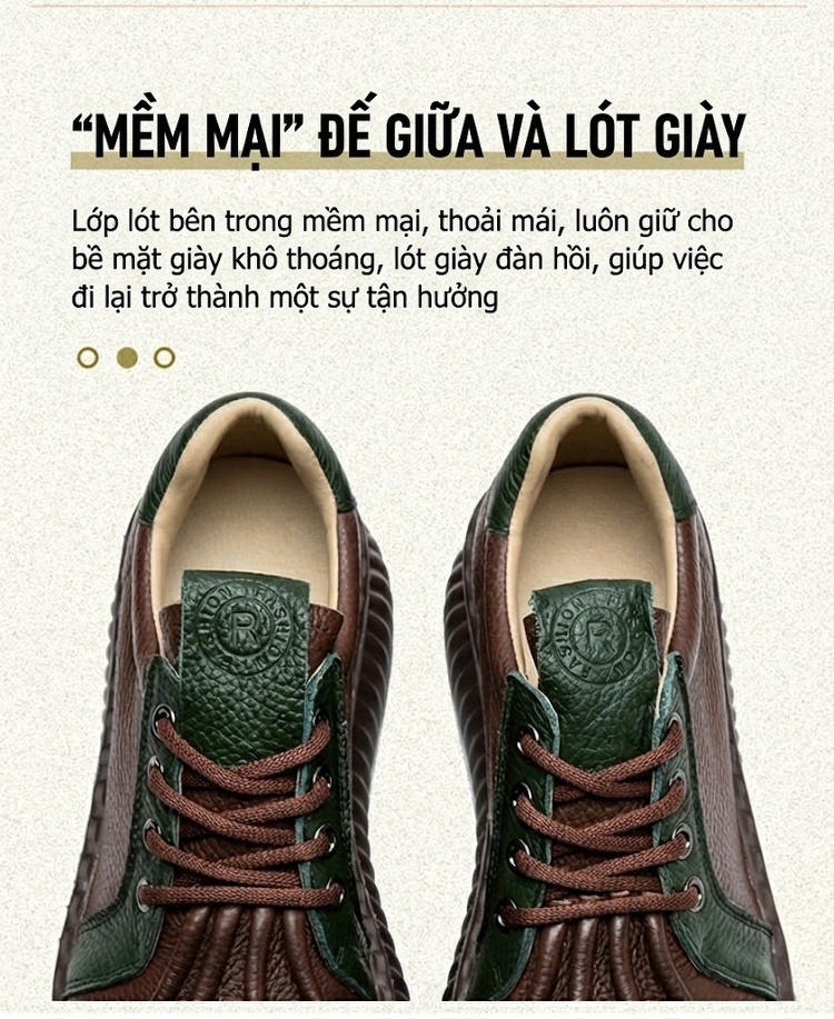 Giày Oxford Nữ Đế Bánh Mì Phong Cách Vintage Chiều Cao Đế Khoảng 5cm Màu Đỏ, Đen, Nâu... chi tiết 6