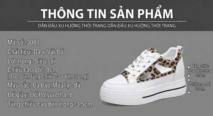 Giày Sandal Nữ Quai Dây Da Phối Vải Bố Họa Tiết Đế Cao 9cm Màu Trắng, Be chi tiết 3