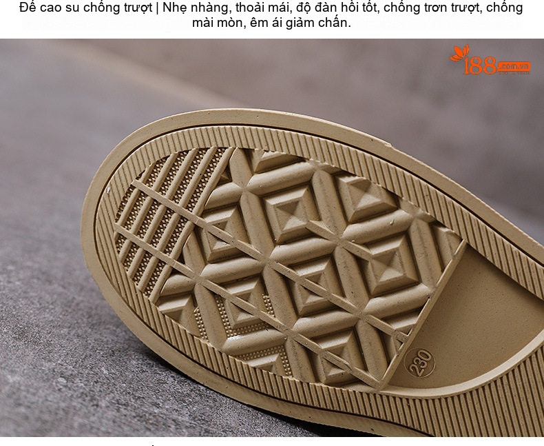 Giày Sneaker Nữ Da Bò Cao Cổ Đế Cao Khoảng 5cm Màu Nâu, Đen chi tiết 8