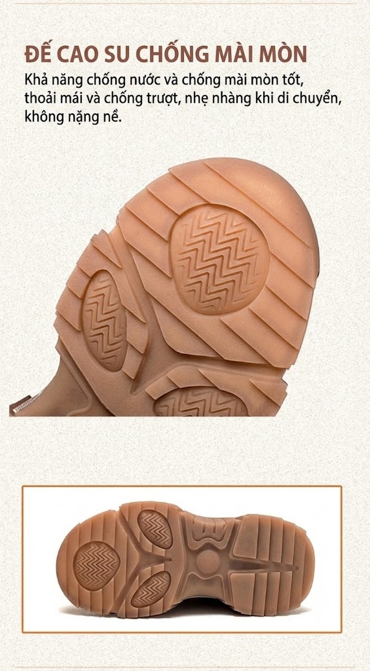 Giày Sneaker Nữ Da Bò Kiểu Dáng Retro Chiều Cao Đế Khoảng 5cm Màu Nâu, Xám, Đen, Tím... chi tiết 4