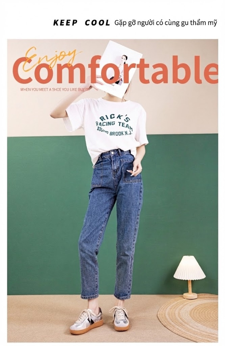 Giày Sneaker Nữ Da Cừu Đế Mềm Chiều Cao Đế Khoảng 3cm Màu Bạc, Trắng, Đen chi tiết 1