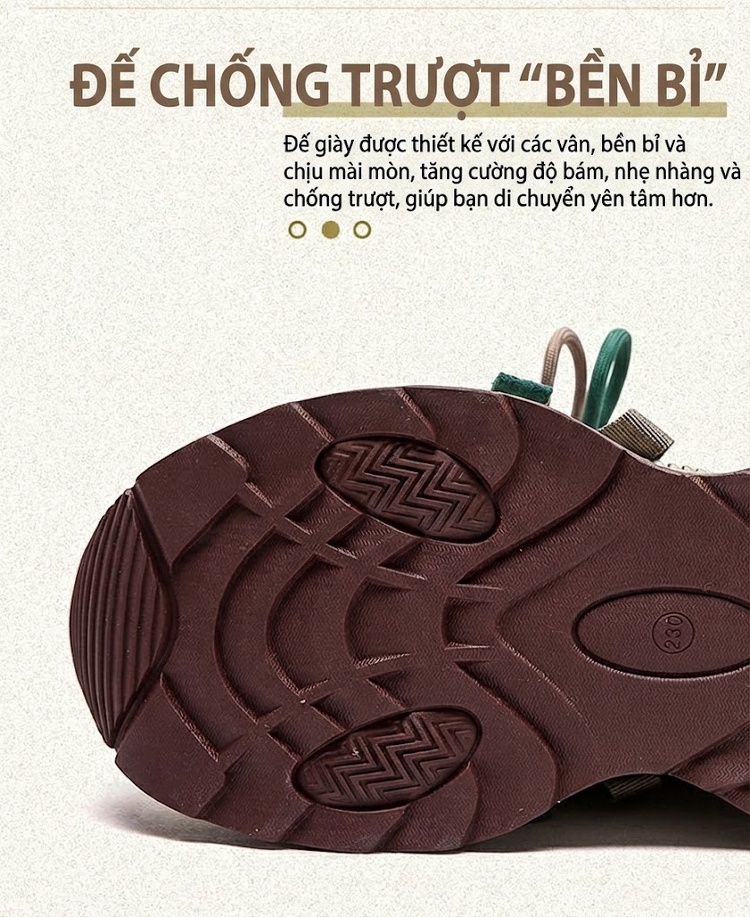 Giày Sneaker Nữ Dáng Lười Đế Cao Khoảng 5cm Màu Be, Hồng, Xanh... chi tiết 4