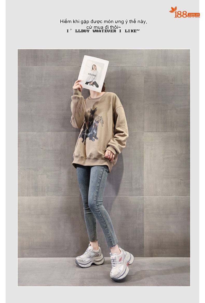 Giày Sneaker Nữ Đế Cao Khoảng 6cm Phong Cách Ulzzang Màu Trắng, Đen, Đỏ chi tiết 7