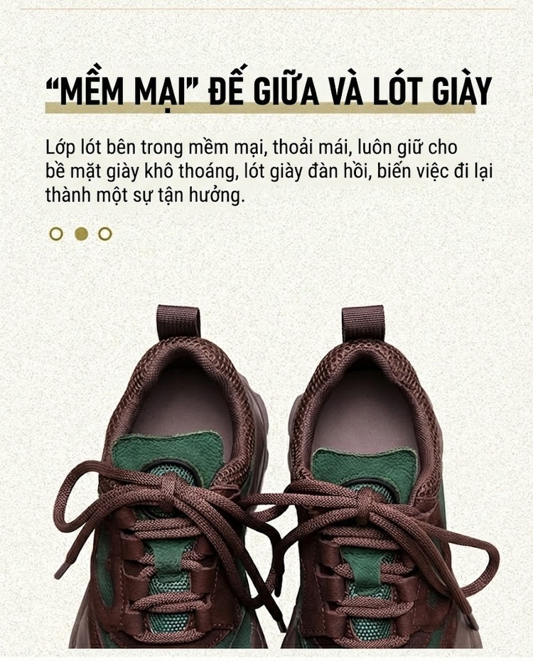 Giày Sneaker Nữ Vải Canvas Đế Dày Chiều Cao Đế Khoảng 5cm Màu Nâu, Xanh Lá, Đỏ, Kem chi tiết 6