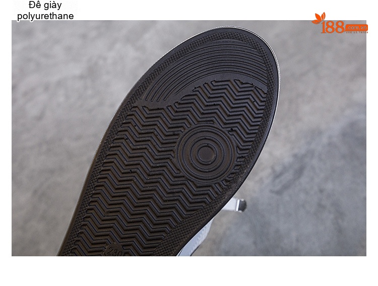 Giày Sục Nữ Đế Xuồng Dây Buộc Chiều Cao Đế 10cm Da Bóng Màu Trắng, Đỏ, Bạc, Đen... chi tiết 9