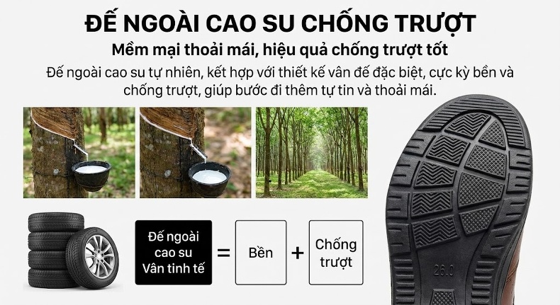 Giày Tây Buộc Dây Nam Brogue Da Bóng Size Lớn Chiều Cao Đế Khoảng 3cm Màu Nâu, Đen chi tiết 5