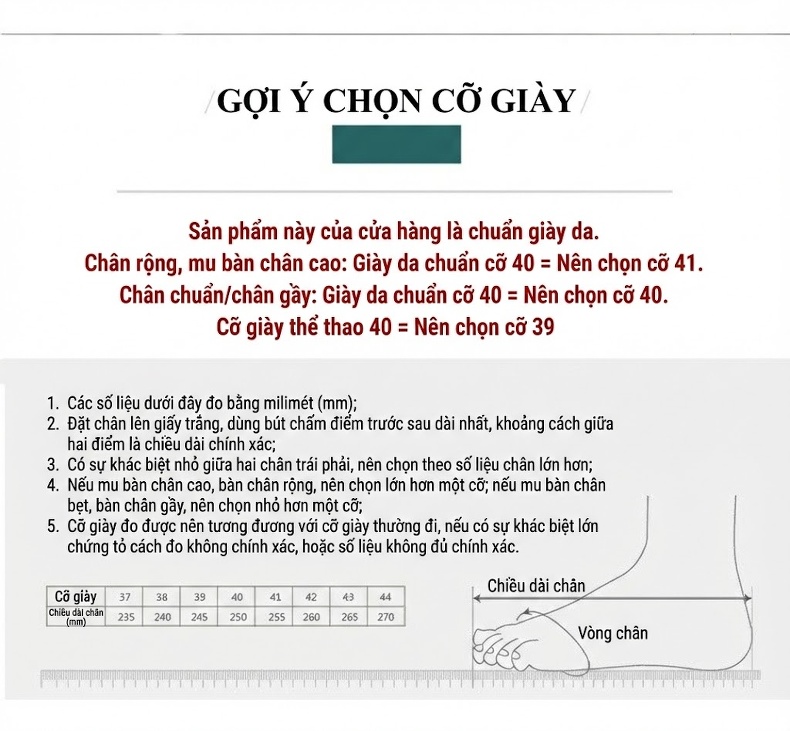 Giày Tây Buộc Dây Nam Da Bò Chiều Cao Đế Khoảng 3cm Màu Đen chi tiết 6