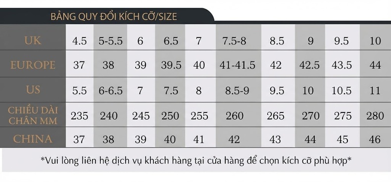 Giày Tây Buộc Dây Nam Da Bò Chiều Cao Đế Khoảng 3cm Màu Đen, Nâu chi tiết 3
