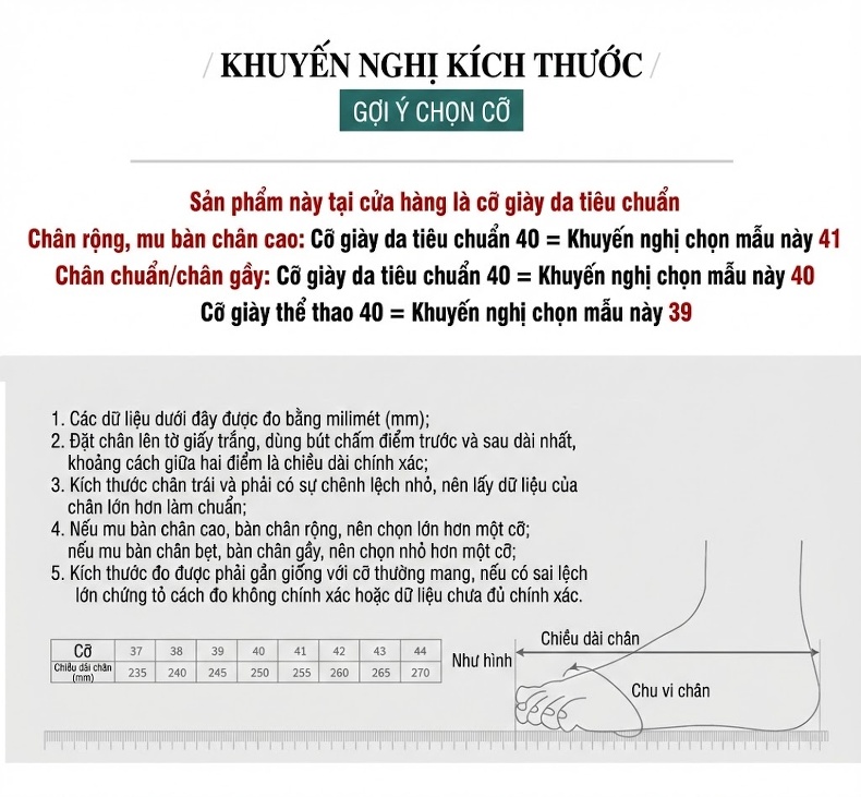 Giày Tây Buộc Dây Nam Da Bò Chiều Cao Đế Khoảng 3cm Màu Đen, Nâu chi tiết 11