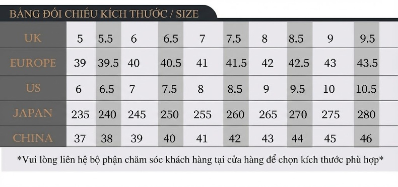 Giày Tây Buộc Dây Nam Da Bò Chiều Cao Đế Khoảng 3cm Màu Nâu Đỏ, Đen chi tiết 3